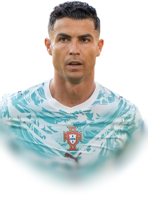 Cristiano Ronaldo playing for Portugal