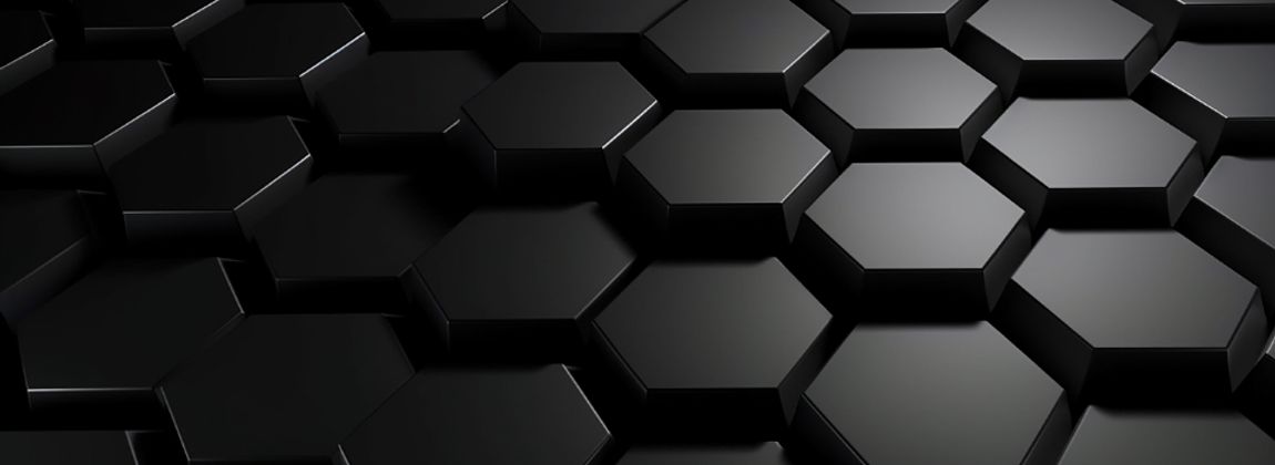 A dark hexagonal pattern