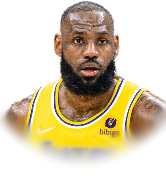 LeBron James playing for the Los Angeles Lakers