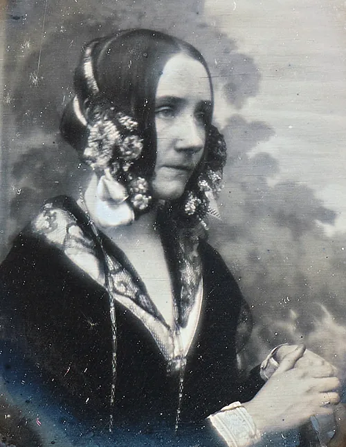 Ada Lovelace photographed in a daguerreotype by Antoine Claudet, around 1843