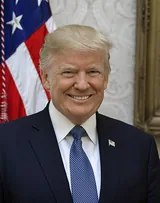 Donald Trump, official presidential portrait