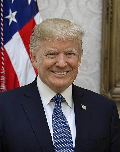 Donald Trump, official presidential portrait