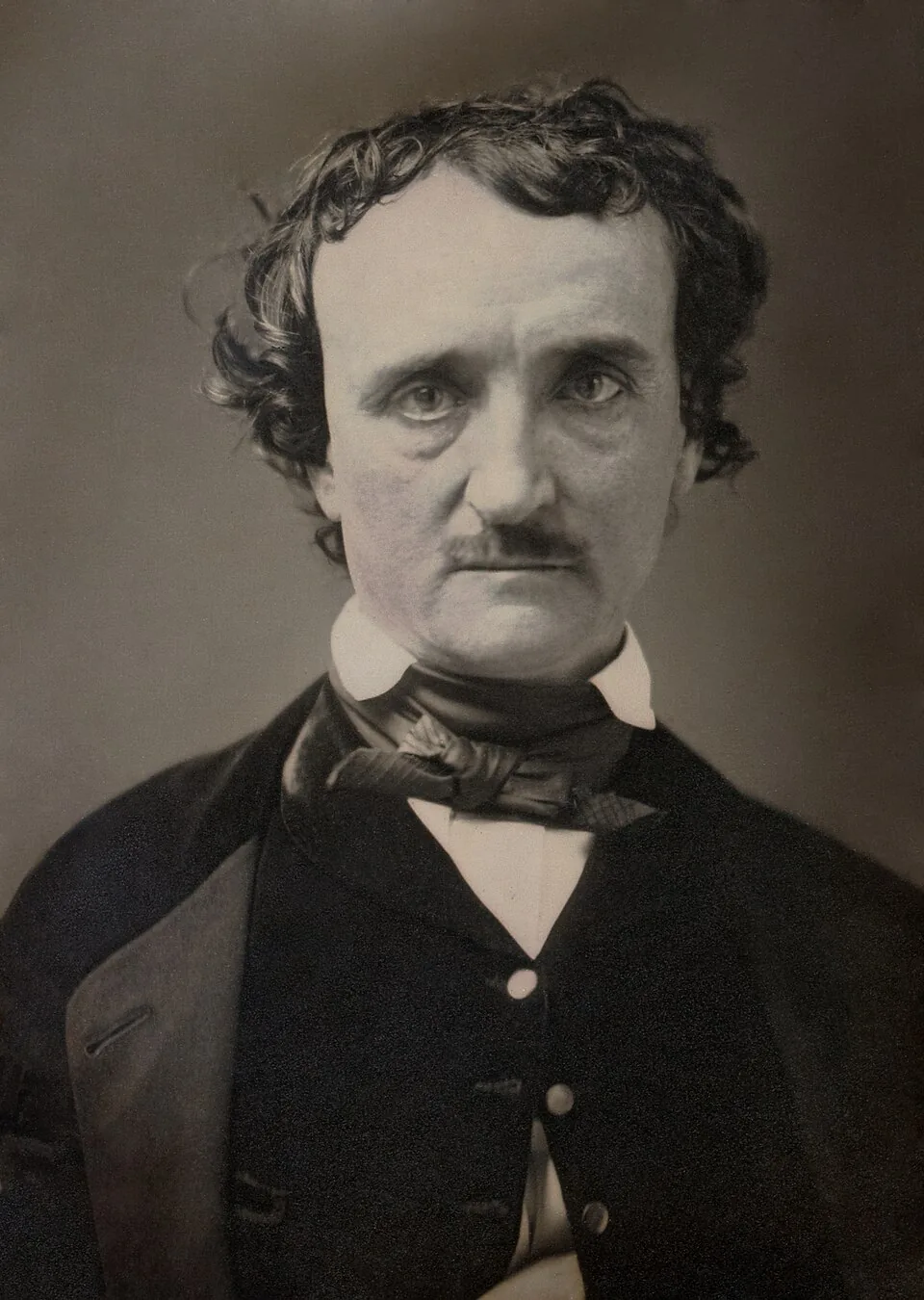 Edgar Allan Poe photographed in 1849, the year of his death