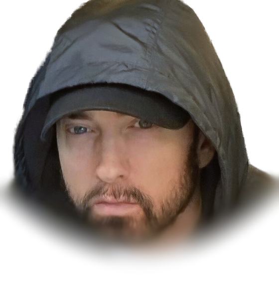Eminem photographed in 2021