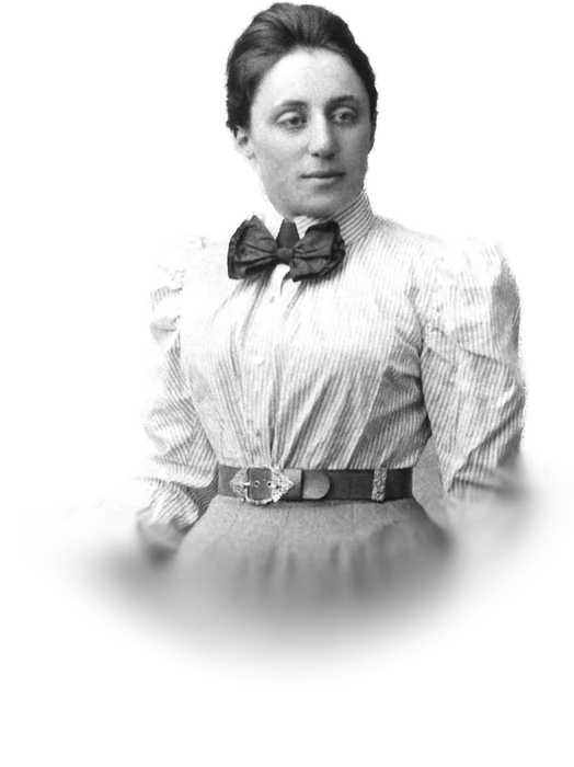 Emmy Noether, undated studio portrait