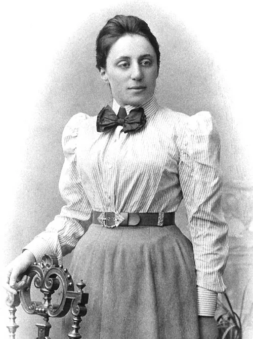 Emmy Noether, undated studio portrait