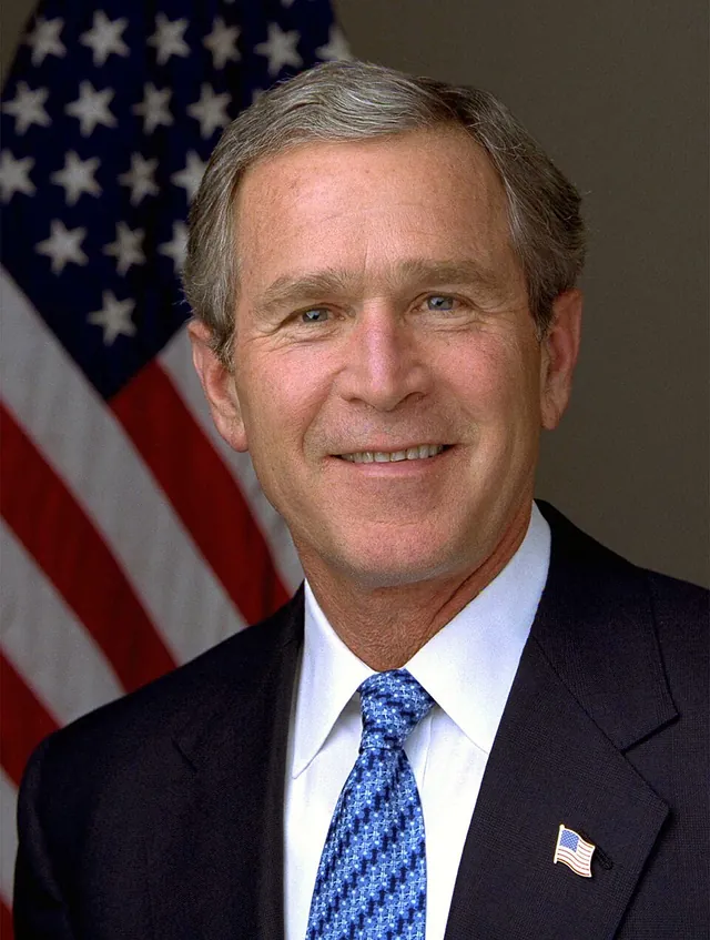 George W. Bush, official White House portrait