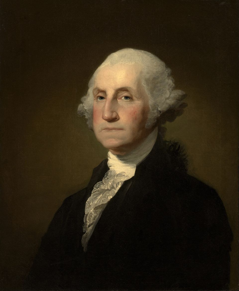 George Washington, painted by Gilbert Stuart (the Williamstown portrait)