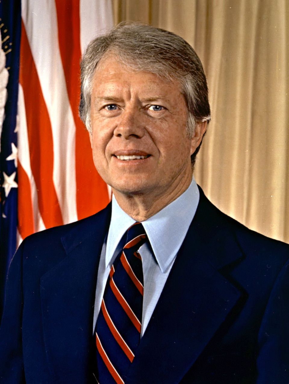 Jimmy Carter's official presidential portrait, 1977