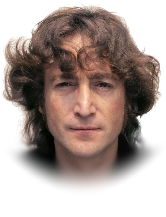 John Lennon in a 1974 press photograph for the album Walls and Bridges