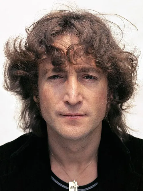 John Lennon in a 1974 press photograph for the album Walls and Bridges