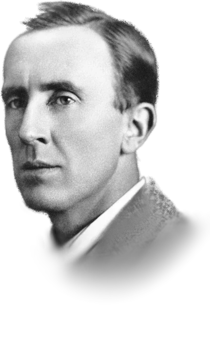 J. R. R. Tolkien photographed around 1925, on leaving the University of Leeds
