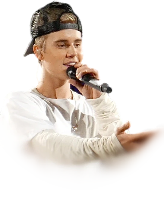 Justin Bieber performing in concert in Rosemont, Illinois, in 2015
