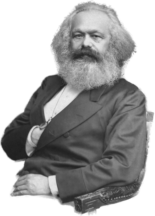 Karl Marx, photographed by John Jabez Edwin Mayall, 1875