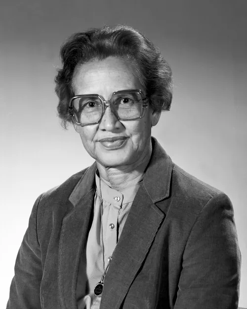 Katherine Johnson in a NASA portrait taken in 1983