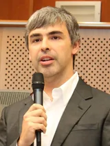Larry Page speaking at the European Parliament, 2009