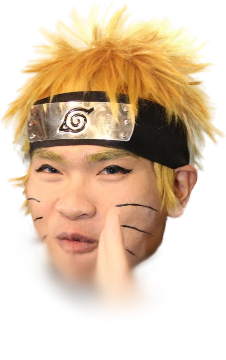 A cosplayer dressed as Naruto Uzumaki at a Taichung anime convention in August 2015