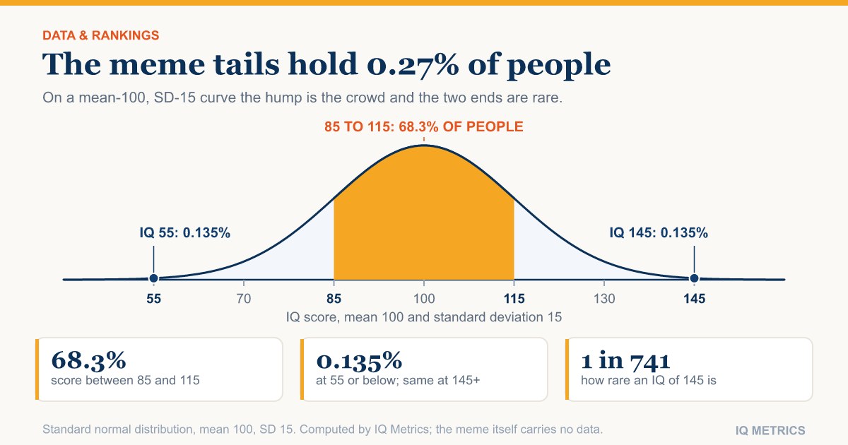 The IQ Bell Curve Midwit Meme: What It Gets Right and Wrong