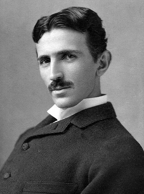 Nikola Tesla photographed around 1890