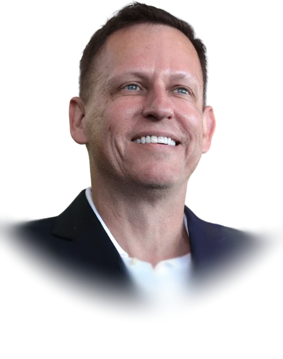 Peter Thiel speaking at an event in Scottsdale, Arizona