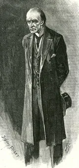 Professor Moriarty, illustration by Sidney Paget
