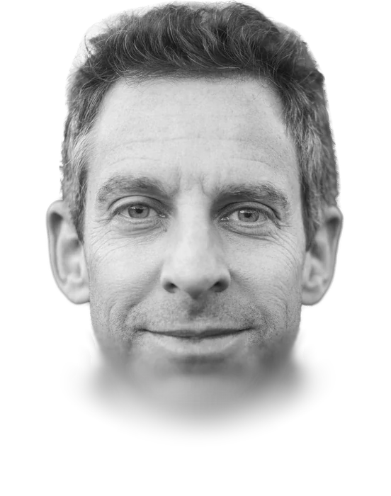 Sam Harris photographed by Christopher Michel, March 18, 2016