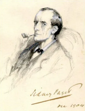 Sherlock Holmes, illustrated by Sidney Paget