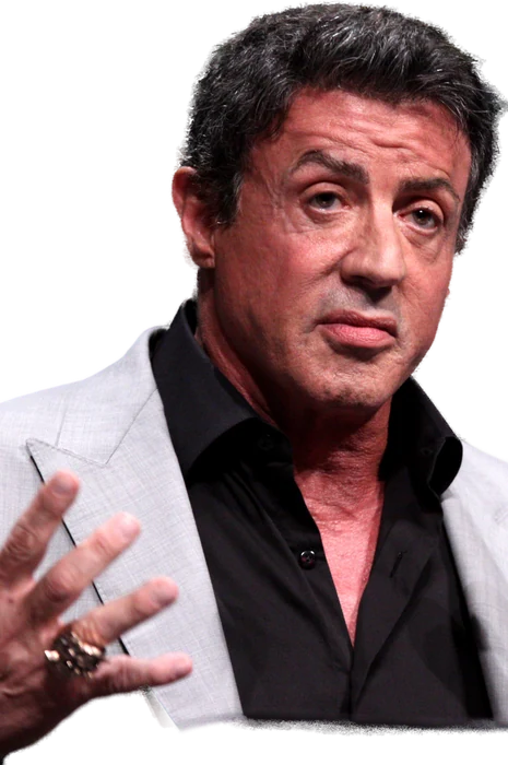 Sylvester Stallone speaking at the 2012 San Diego Comic-Con