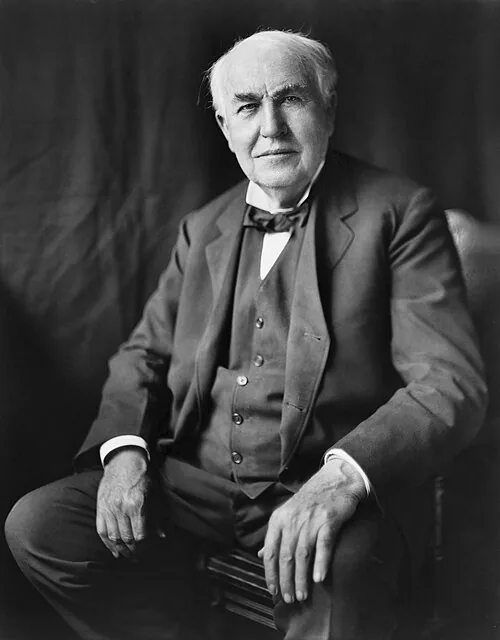 Thomas Edison, photographed by Louis Bachrach