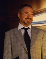 Robert Downey Jr., who plays Tony Stark / Iron Man in the Marvel Cinematic Universe, promoting Iron Man in Mexico City in 2008