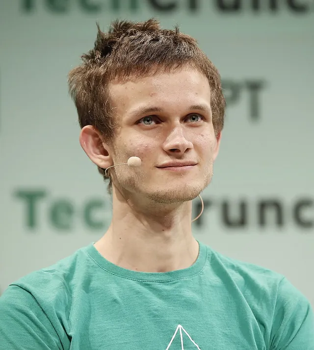 Vitalik Buterin, photographed at TechCrunch London in 2015