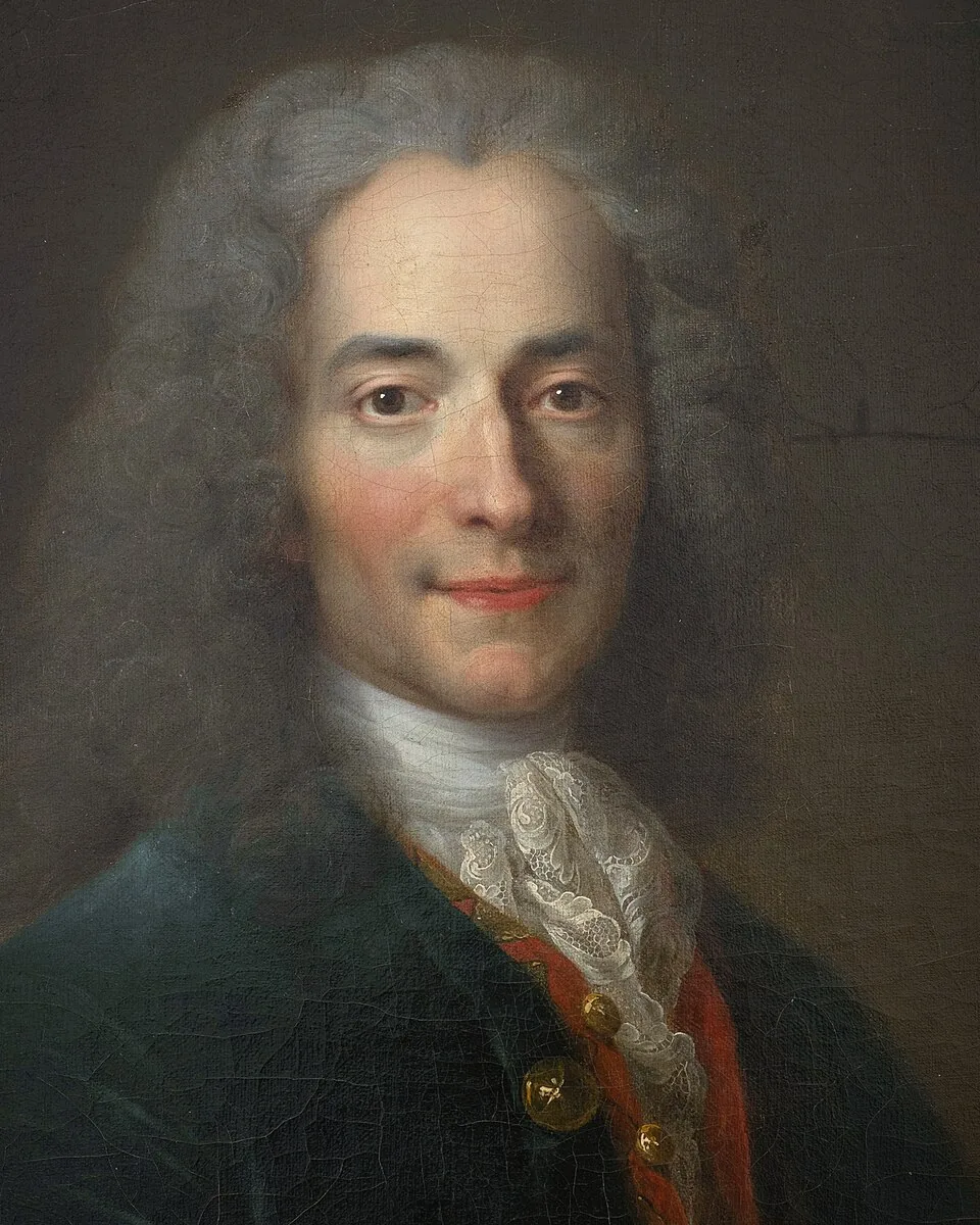 Voltaire, portrait from the workshop of Nicolas de Largillière