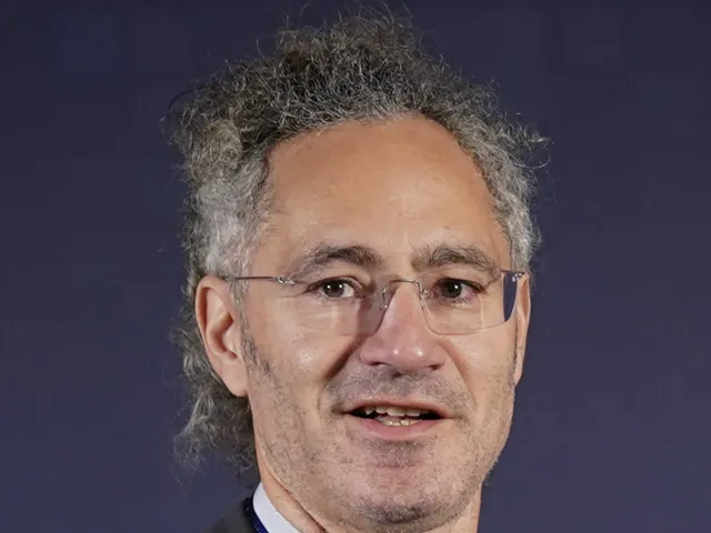 Alex Karp at the AI Safety Summit at Bletchley Park in November 2023