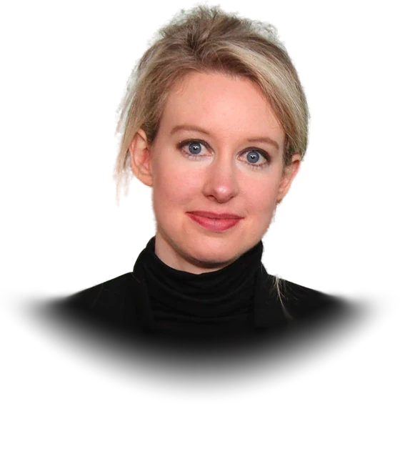 Elizabeth Holmes backstage at TechCrunch Disrupt San Francisco in September 2014