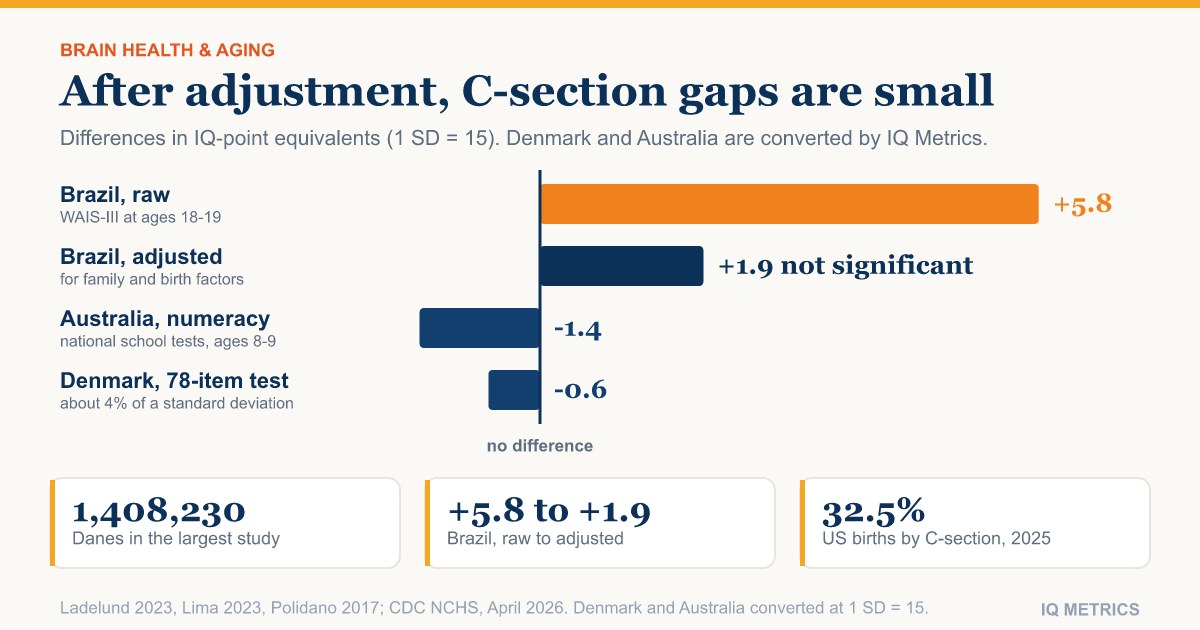Are C-Section Babies Smarter? What the IQ Studies Show