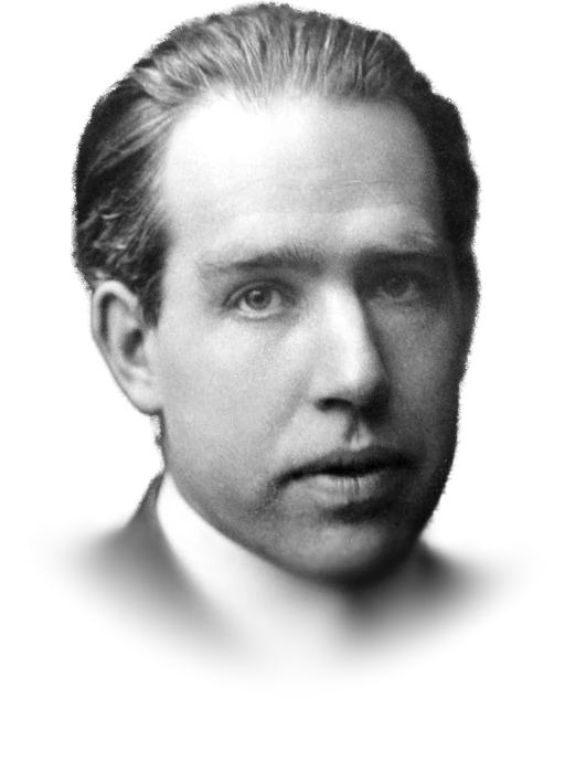 Niels Bohr in a portrait photograph from about 1922