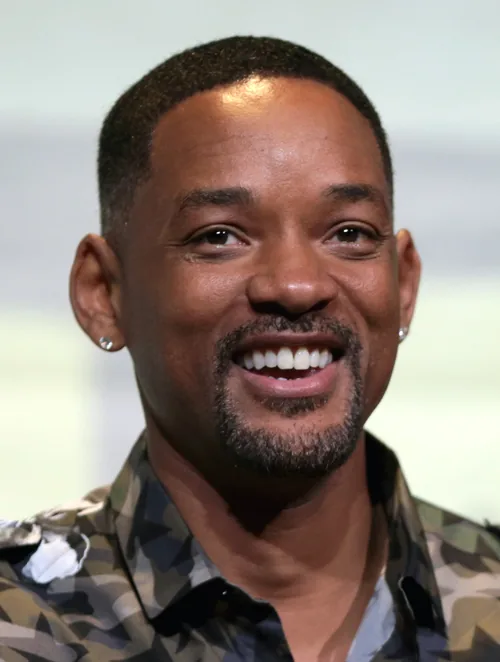 Will Smith smiling at the San Diego Comic-Con in July 2016