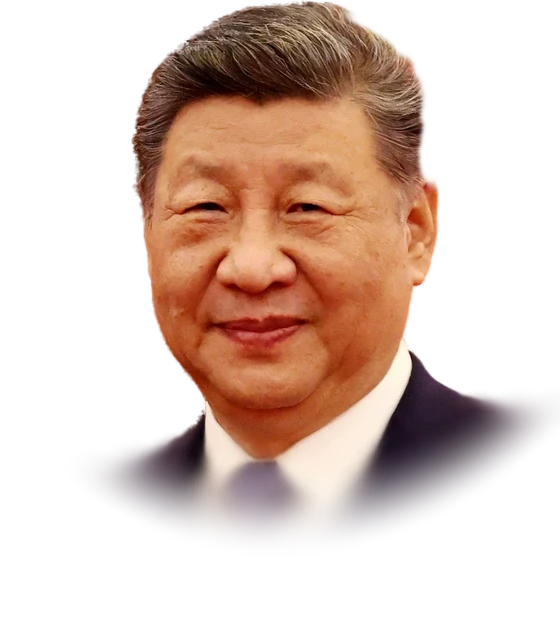 Xi Jinping in a dark suit, white shirt and gray patterned tie, smiling slightly, in a photograph taken in Beijing on January 29, 2026